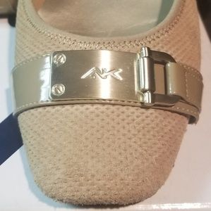 Anne Klein Square Toe Flats